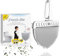 PeeOnMe Toilet Splash Guard Urinal Screen Deodorizer – Powerful Odor Eliminator for Men’s Bathroom – Long Lasting Fresh Wave Scent Cleaner Pads for Urinals, Potty, Drain & Restrooms – 1 Pack, Lemon
