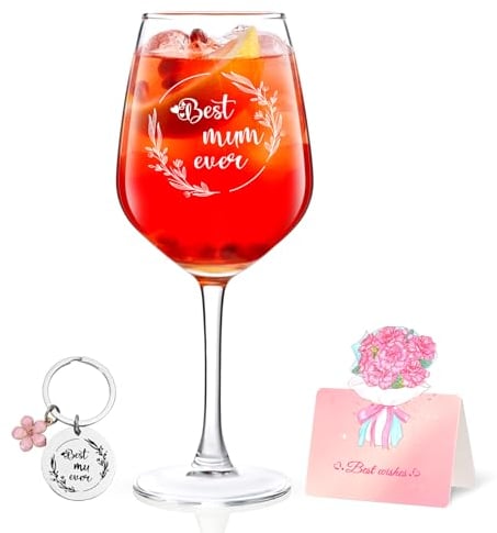 Joymaking Mum Wine Glass - Personalised Mother's Day Gift, 17oz