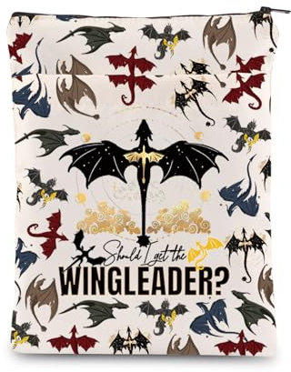 KEYCHIN Dragon Rider Buchhülle Empyrean Bookish Gifts Should I Get The Wing Leader Buchhüllen Ya Fantasy Book Lover Geschenke (Wing Leader-BS)