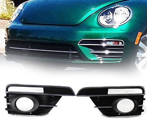 1 Paar Auto Frontstoßstange Nebelscheinwerfer Lampe Kühlergrill Grillabdeckung Für V&w Für Beetle 2016 2017 2018 2019