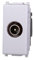 IXTRIMA Presa Tv passante connettore maschio compatibile plana colore bianco EV2253