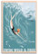 qiyan Poster im Vintage-Stil, Motiv: Fisch und Mädchen, dekoratives Gemälde, Leinwand, Wandposter und Kunstdruck, modernes Familienschlafzimmer, Dekoration, Poster, 30 x 45 cm