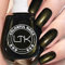 Glitter Nail Polish, Glitter Nail Varnish, Diamond Glitter Quick Dry Nail Polish No UV Lamp Curing, Long Lasting, Chip Resistant, Non-Toxic, Quick Drying, Salon Manicure, At Home (20#Dark Green)