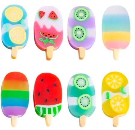 2 Schachteln Radiergummis, Fruchteis-Radiergummis, Süße Kinder-Radiergummis, Interessante Kinder-Radiergummis, Schreibwaren Für Studenten