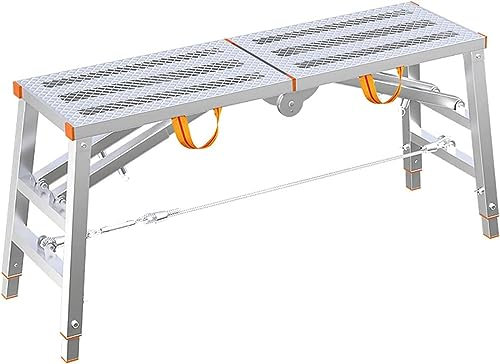 Portable Scaffolding Equipment with Ladder and Folding Work Platform Multi purpose Foldable Bench for Tower Scaffolding Stools Steel Scaffold Accessory Kit