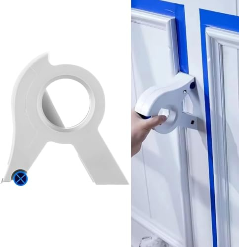 JDCMEI Masking Paint Tape Applicator, Masking Tape Machine for Painting, Painter's Tape Applicator, Portable Masking Paint Tape Dispenser Cutter for Trim, Floors, Windows and Door Frames
