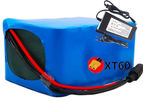 60V 20Ah Ebike Battery Lithium Battery Pack Lithium ION Electric Bike Battery with Charger 54.6V 2A, for 1000W Motor Electric Bicycle Scooter XT60 Plug,60V 20Ah
