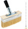 Decking Paint Brush 67''Stainless Steel Deck Stain Applicator with Long Handle Multipurpose Decking Brush for Wood Stain, Oil, Decking Paint, Decking Stain, Fence Wall Furniture (170 * 17.5 CM)