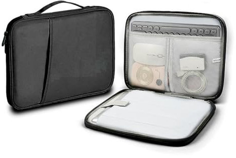 Housse de protection pour tablette compatible avec iPad Pro/Air 11, iPad de 11, étui résistant à l'eau pour voyage, essentiels de vacances pour homme, organiseur technique fin, essentiels de voyage