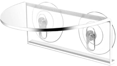 Plant Shelf For Aquarium - Acrylic Tank Ledge | Aquatic Grass Holder Rack | Multi-Layer Suction Cup Shelf For Fish Tank Plants, Space Saving Decor, Underwater Display, Tool