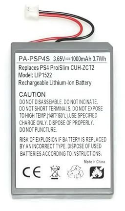 Batería For Mando PS4 Pro, Compatible Con SONY PS4 Slim LIP1522 Dualshock 4 V1 V2 Mando Inalámbrico GamePad(PS4 Pro x1)