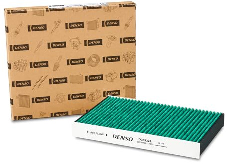 DENSO ClearAir+ Innenraumfilter (Teilenummer DCF832A) 5-lagige Filterung mit antibakteriellem Schutz, entfernt bis zu 99% aller Bakterien und Viren