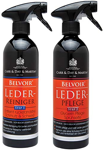 Carr & Day & Martin Belvoir Tack Cleaner Step1 & Conditioner Step2, Lederpflege