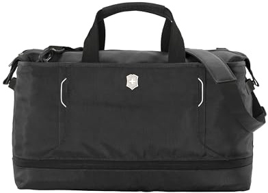 VICTORINOX Werks Traveler 6.0 Weekender XL, Reisetasche, Damen/Herren, 24 x 58 x 36 cm, 43 l, Erweiterbar, Schwarz