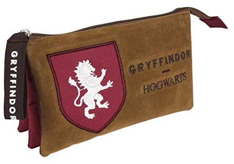 CERDÁ LIFE'S LITTLE MOMENTS - Tasche Harry Potter Motiv Offizielles - Organizer Aufbewahrung 3 Fach - Handtasche GeldböRse ReißVerschluss - Federmäppchen -Schulzubehör