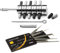 Loboo Idea Premium Ford Tibbe Lock Pick/Decoder Hand Tool With Credit Card Picking Kit, 6 Cylinder Reader Automotive Tools for Locksmiths