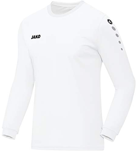 JAKO Team Trikot Langarm Weiß Weiss, 2XL Herren