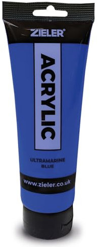 Zieler Peinture acrylique 120 ml (bleu outremer)