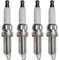 4 stücke 12120039664 Iridium Zündkerze Für BMW E84 F25 E89 F10 F11 F32 F33 F36 F20 F30 F31 F34 Auto Zündkerze SILZKBR8D8S