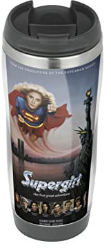 Profiles Supergirl Movie 1984 - Travel Mug, Thermal Insulated Cup for Hot and Cold Beverages Drinks