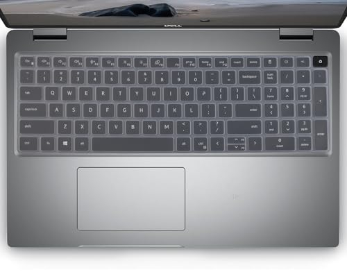 Silikon Tastaturabdeckung für 15,6 Zoll Dell Latitude 5520 5521 5530 5531 15,6 Zoll Dell Precision 3560 3570 3561 3571 Laptop Tastatur Skin (transparent)
