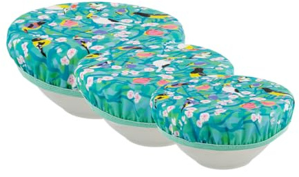 Pylones, Set mit 3 Schüsseln – Charlotte Birds – Polyester, beschichteter Stoff – Durchmesser 25,20 und 15 cm