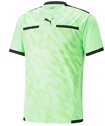 PUMA Herren Teamliga Referee Jersey Schiedsrichter-Shirt, Fizzy Lime-puma Black, 4XL EU