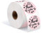 Phomemo 2 Runde Rosa Etiketten 750 Etiketten/Rolle, kompatibel mit MUNBYN, Phomemo, Polono Etikettendrucker, BPA-freie Versandetiketten Selbstklebende Thermoetiketten für Logo, Code, DIY-50x50mm