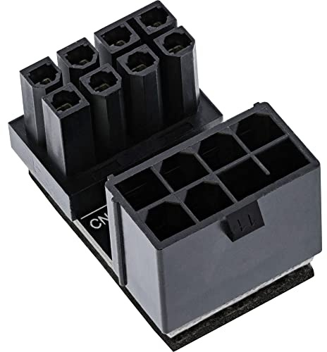 InLine® Stromadapter intern, 180° ATX 8pol Stecker/Buchse, für Desktop-Grafikkarte