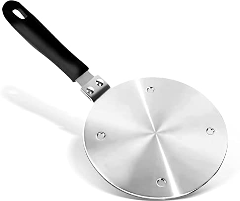 Piastra Induzione, NISPOTDOR Adattatore Induzione Pentole Acciaio Inossidabile Adattatore per Piano Induzione Cottura Piastra Convertitore 24cm