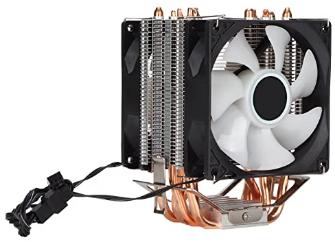 Akozon Dissipatore CPU per LGA 775 1155 1156 1366 2011 Tecnologia a Diretto Ventole di Raffreddamento a Flusso d'Aria Preciso Basso Rumore Eccellente Dissipazione del