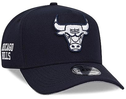 New Era Chicago Bulls C Dub Navy 9Forty A Frame Snapback Cap