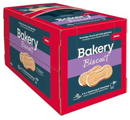 MERA Bakery Biscuit 5kg knusprige Hundeleckerli | Hochwertige Zutaten mit traditioneller Rezeptur, ofengebackene Hundekekse, ohne künstliche Farb- & Konservierungsstoffe