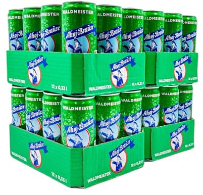 Generisch Ahoj Brause Geschmack Waldmeister Getränk 330ml inkl. 0,25€ Pfand pro Dose (48x)