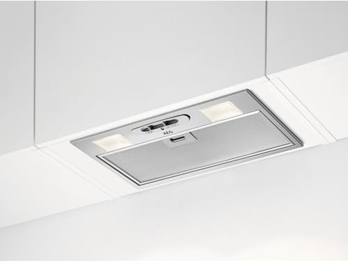 AEG 5000 Series Canopy Cooker Hood, DGX3523S, ExtractionTech, 70cm, LED Lights, 3 Variable Speeds, Washable filter, One Touch Control, Vent Capacity 600 (m³/h) 63 dB, Stainless Steel