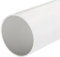 QUARKZMAN Tube Rigide en PVC Tube Rond 131,4mm ID 140mm OD 33cm de Long Blanc pour Manchon de Câble de Conduite d'Eau