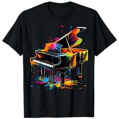 Piano instrument kids, women, men musician Klavier für Männer, Frauen und Kinder T-Shirt