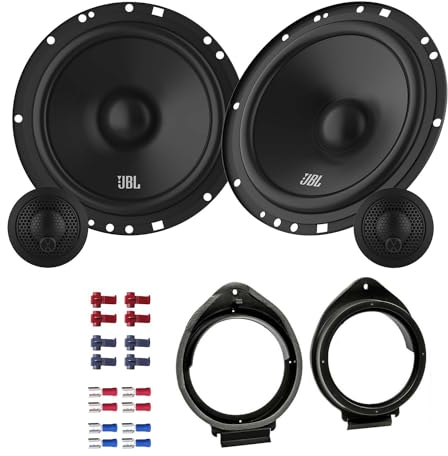JBL Stage161CFS Lautsprecher mit Einbauset passend für Opel Astra J ab 2009 Türen vorne 450 Watt 165mm 2 Wege Kompo