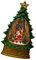 Harilla Weihnachts-Schneekugel, Laterne, beleuchtet, glitzernd, dekorativ, Weihnachtsbaum, Spieluhr, Weihnachtsdekoration für Festgeschenke, Weihnachtsmann Und Rentier