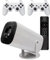 Video Game Projector, 4K/1080P HD Retro Game Projector With 2 Wireless Controllers Featuring Over 36,000 Classic And Modern Games Christmas Family Entertainment