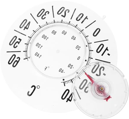 Analog Window Thermometer with Suction Cup for Garden Outdoor Use