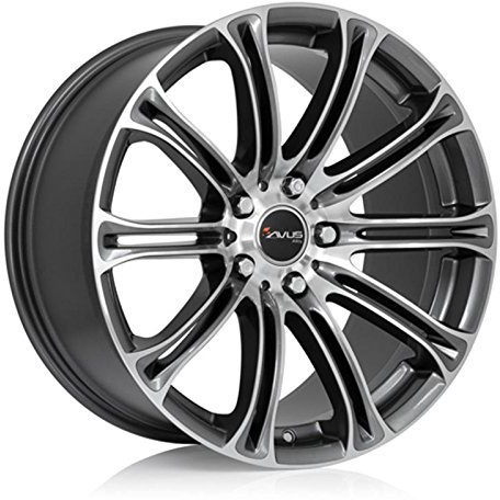 Alufelgen AVUS ac-mb1 9,5 x 19 5 x 120 ET15 anthrazit Diamant