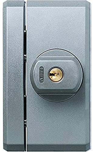 ABUS Fenster-Zusatzsicherung FTS96A AL0089 - Fensterschloss mit intuitivem Schließmechanismus und Alarm, gleichschließend - ABUS-Sicherheitslevel 10-78555 - Silber