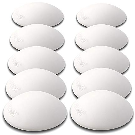 Schramm® Sonderposten 10 Stück Türpuffer weiß 2.Wahl selbstklebend ø 40mm Wandschutz Türstopper Wandpuffer Türdämpfer B -Ware