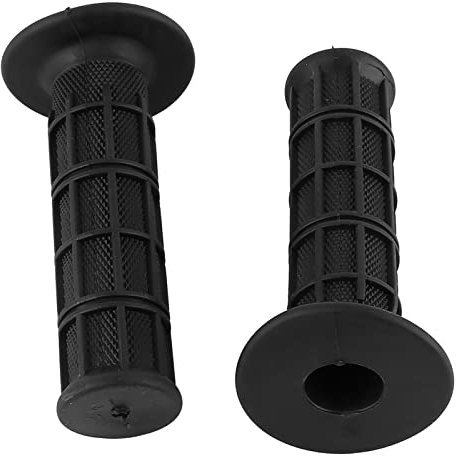 Mango Moto,Manillares de Goma para Motocicleta Empuñaduras Nuevas 1 Par 22 mm 7/8 Universal(Negro)