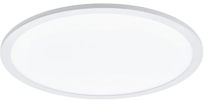 EGLO Access LED Deckenleuchte Sarsina-A, 1 flammige Wandlampe | LED Deckenlampe aus Aluminium und Kunststoff in Weiß, mit Fernbedienung, Farbtemperaturwechsel (warm, neutral, kalt), dimmbar