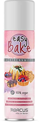 ABACUS® Backtrennspray - Pflanzliches Backtrennmittel vegan & ohne Palmöl, Backspray zum Einsprühen & Einfetten von Backformen, Backtrennspray 200ml (3114)