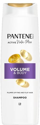 Pantene Pro-V Volume & Body Shampoo 325ml for Fine, Flat Hair. Active Nutri-Plex