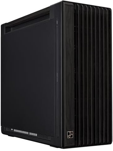 ASUS PROART PA602 Wood PWM BLACK, Case Gaming E-ATX in Metallo, Supporto per Dissipatore da 420 mm, Ventole da 140 mm e 200 mm, Rilevatore di Polvere IR, Presa d’aria Laterale, Nero