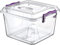 40L 20L 13L 11L 10L 8.5L 6.5L 5L 3.8L Clear Kitchen Pantry Storage Container Fridge Freezer Dishwasher Microwave Safe Food Storage Box Organizer Meal Carrier (6 Litre Pantry Storage Box)